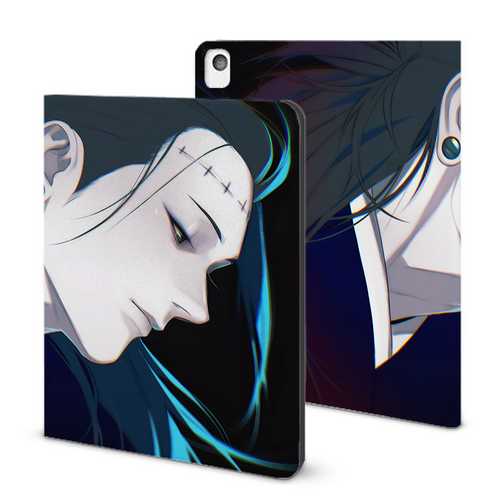 （画像用） 呪術廻戦 Jujutsu Kaisen IPadケース ペンホルダー付き ブックスタイルデザイン
